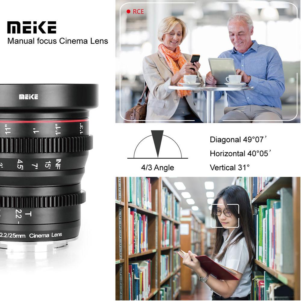 Meike 25mm T2.2 Manual Focus Cinema Lens