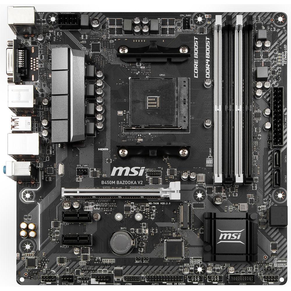 MSI B450M Bazooka v2 AM4 ATX Motherboard