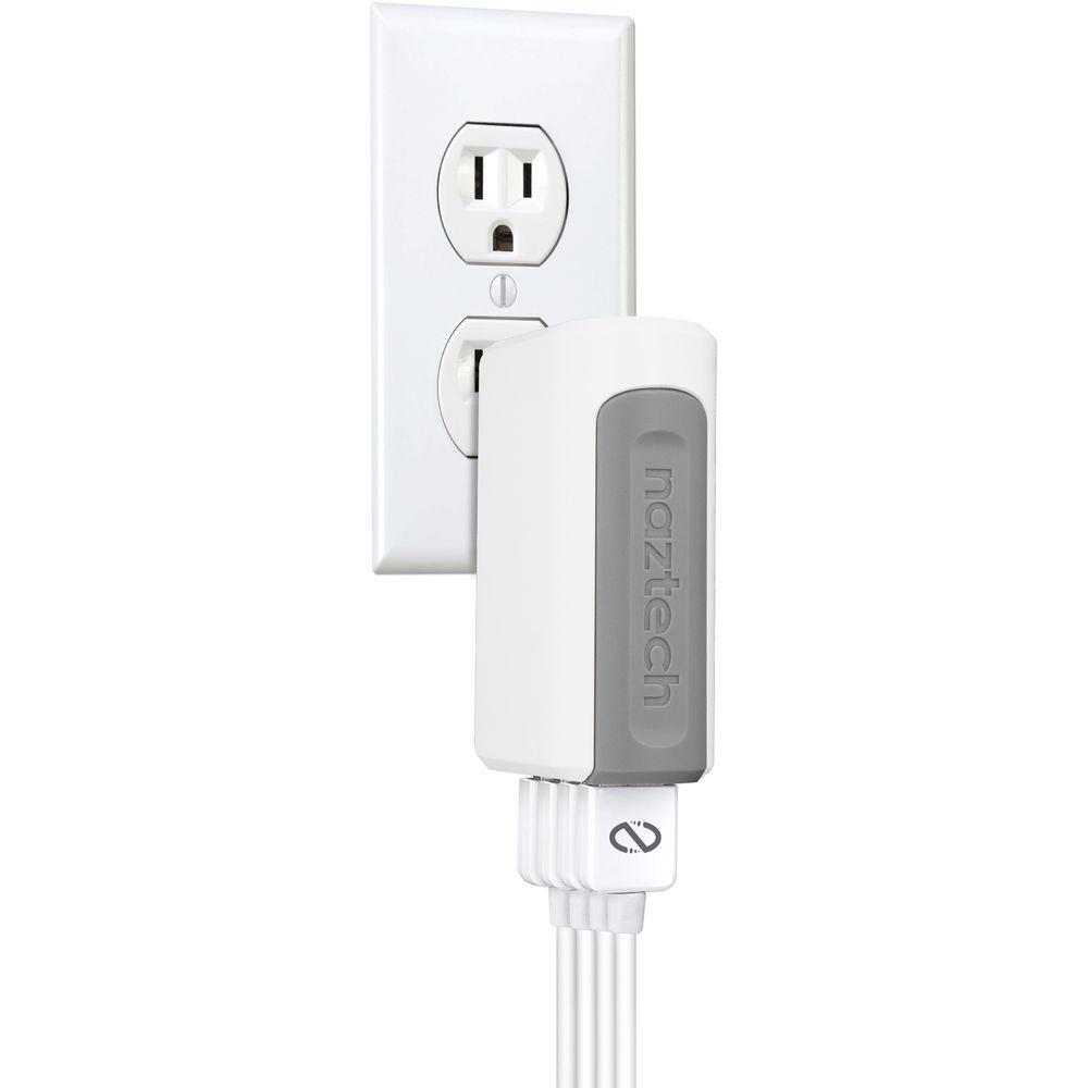 Naztech N260 Quad-Port USB Travel Charger
