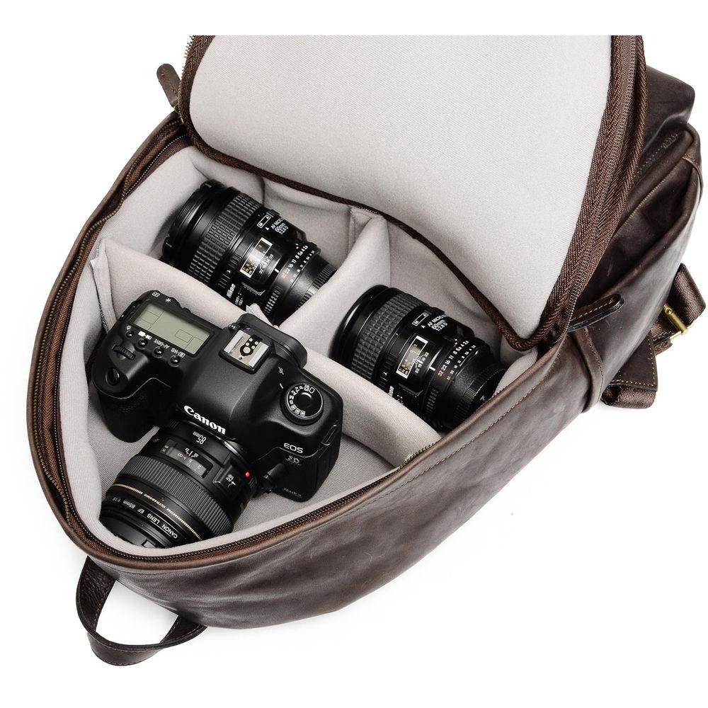 ONA The Leather Clifton Camera and Everyday Backpack