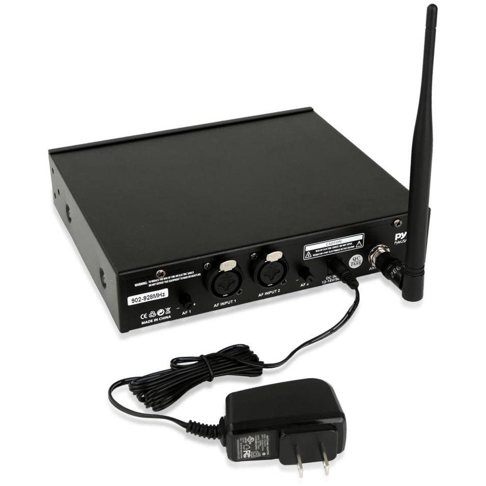 Pyle Pro Pro Audio In-Ear Monitor & Receiver - Stage IEM Mic System with Selectable Frequency