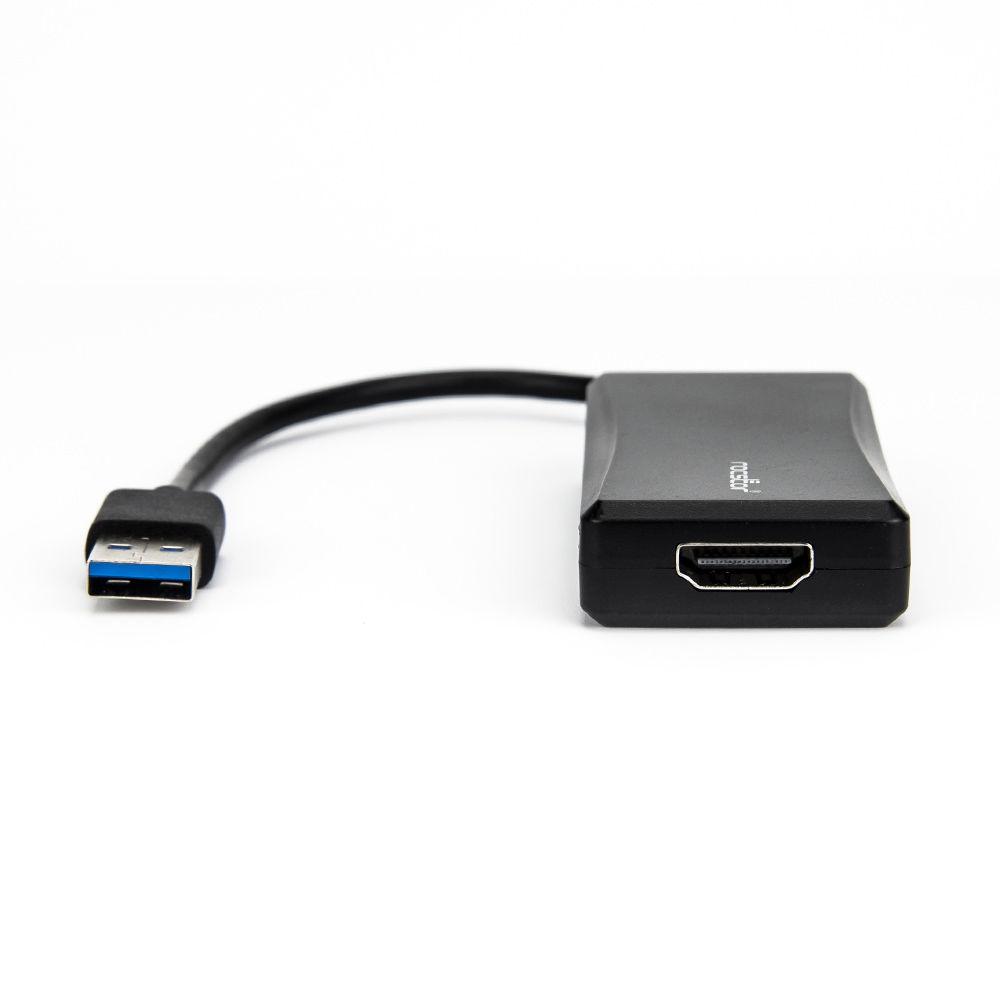 Rocstor Slim USB 3.0 Male to HDMI Female Video Graphics Adapter Cable