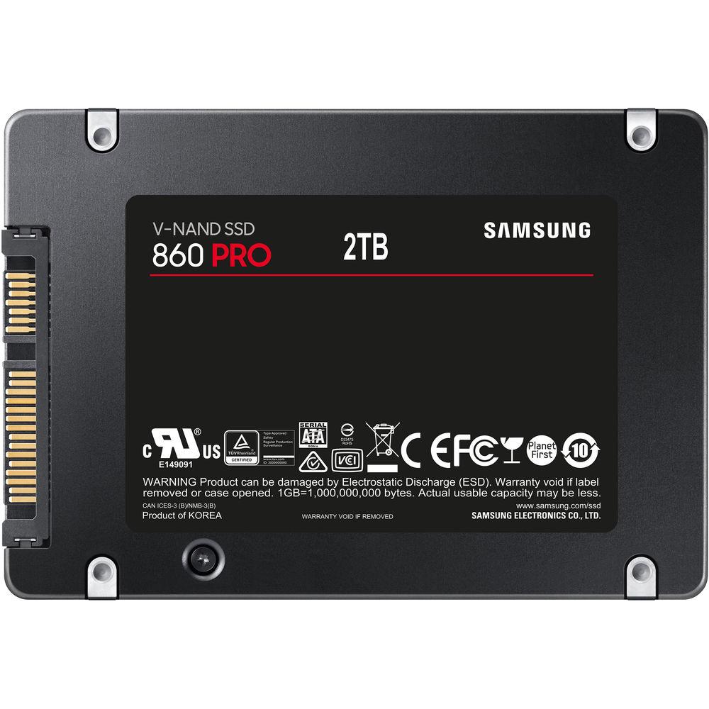 Samsung 2TB 860 PRO SATA III 2.5" Internal SSD