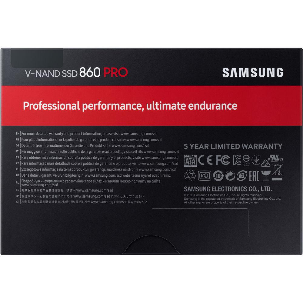 Samsung 2TB 860 PRO SATA III 2.5" Internal SSD