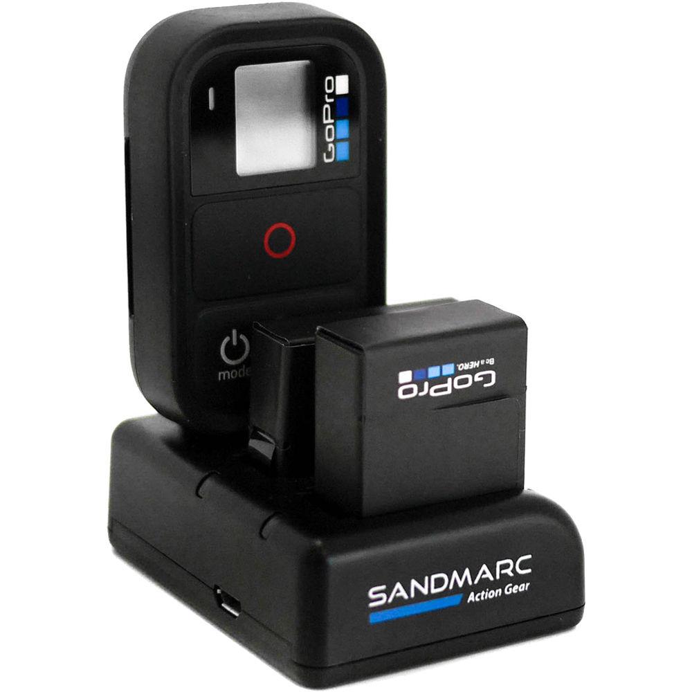 SANDMARC Procharge Charger for GoPro HERO4 3 and Smart Wi-Fi Remote