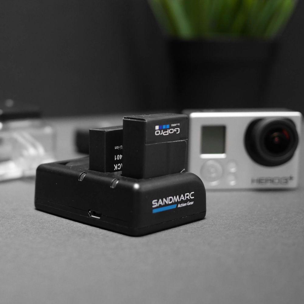SANDMARC Procharge Charger for GoPro HERO4 3 and Smart Wi-Fi Remote