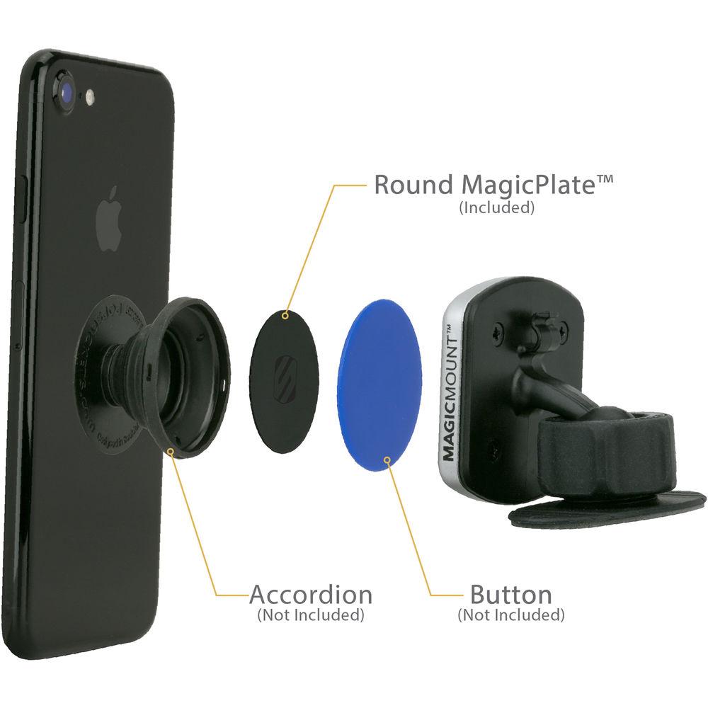 Scosche MagicPlates for PopSockets and MagicMount Systems