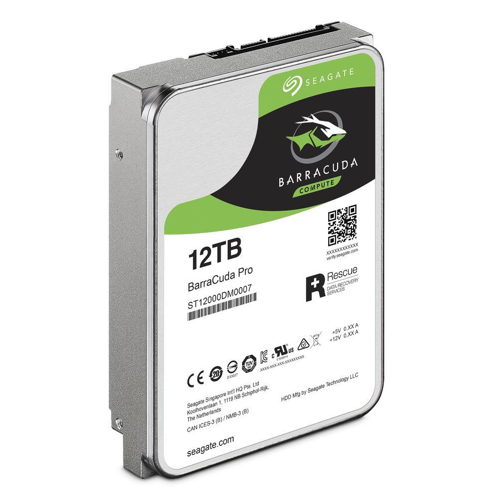 Seagate 12TB BarraCuda Pro 7200 rpm SATA III 3.5" Internal HDD