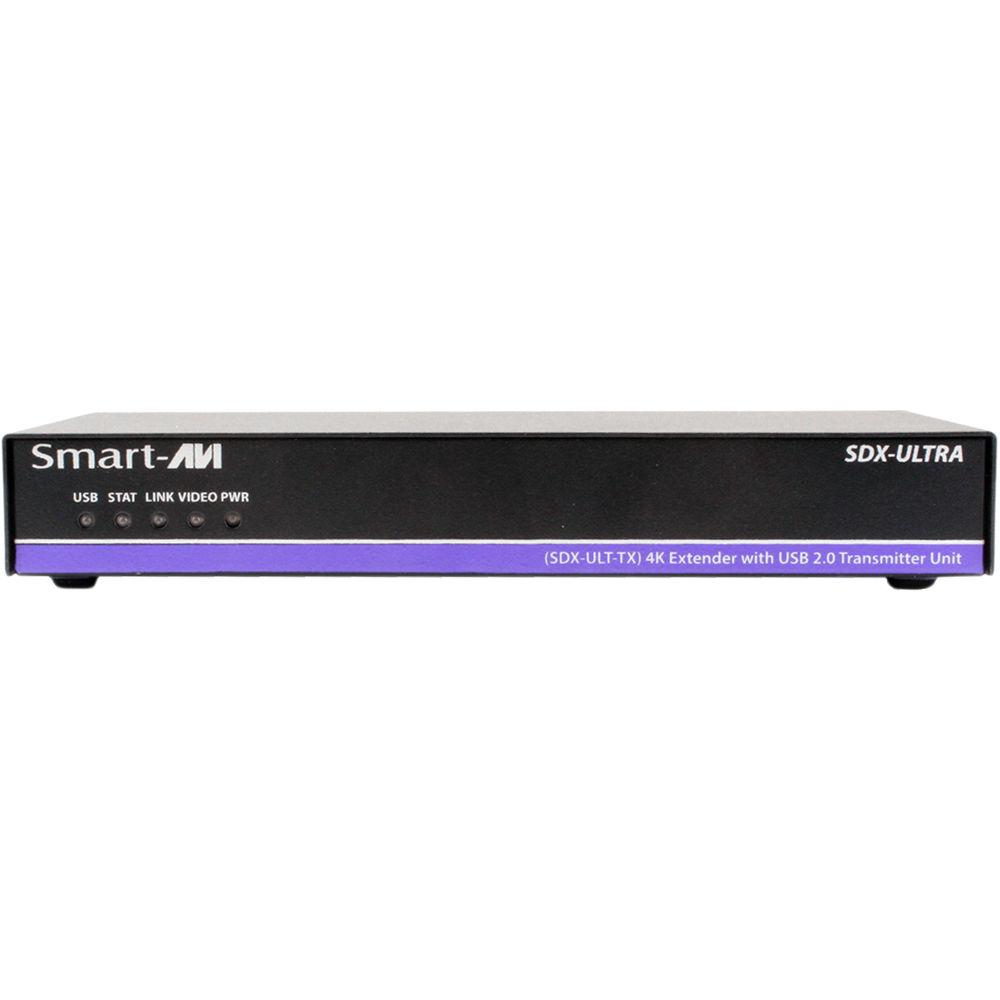 Smart-AVI 4K DVI-D, RS232 HDBaseT over CAT5 5e 6 Extender Transmitter with Power Supply