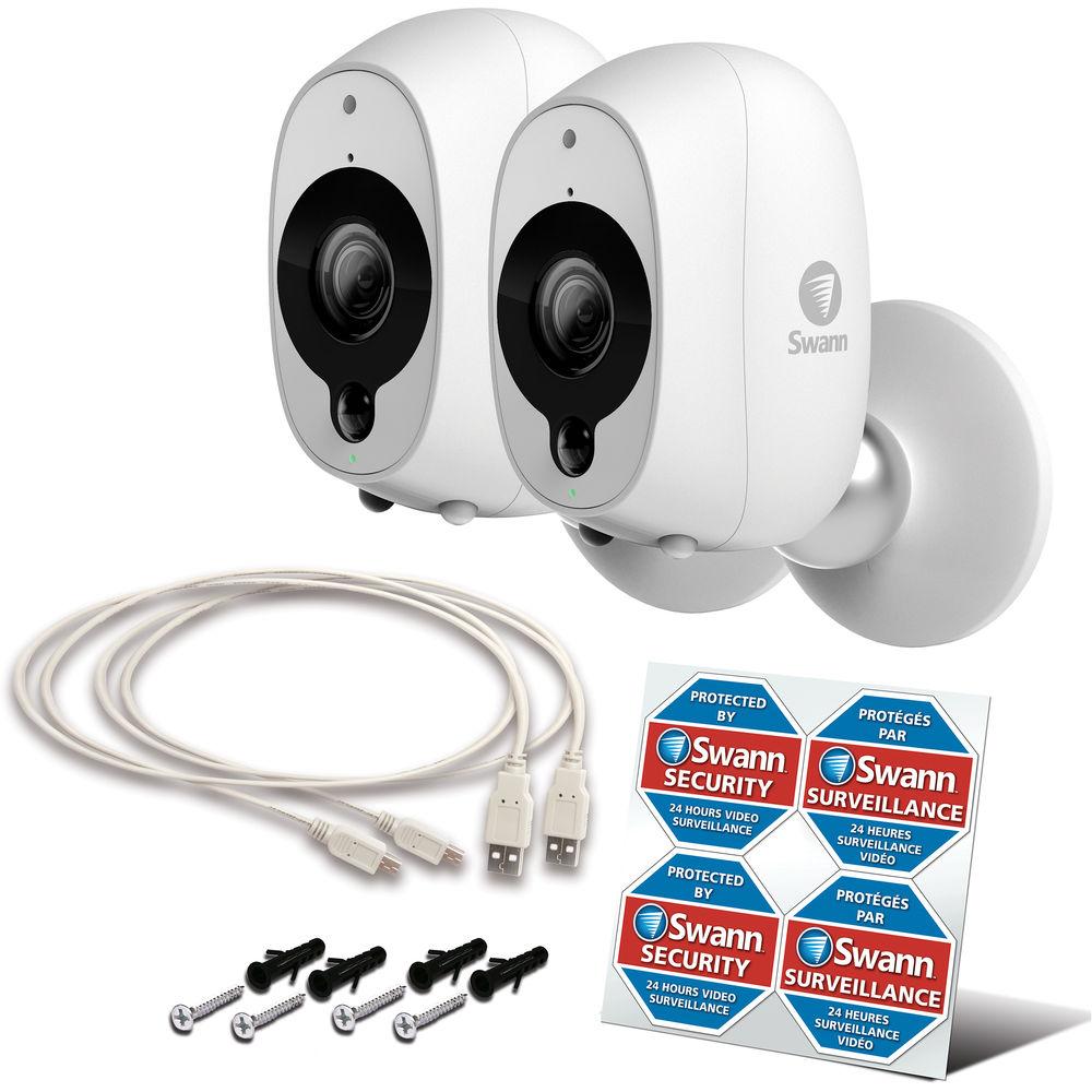 Swann SWWHD-INTCAMPK2-US 2MP Outdoor Wi-Fi Network Camera with Night Vision