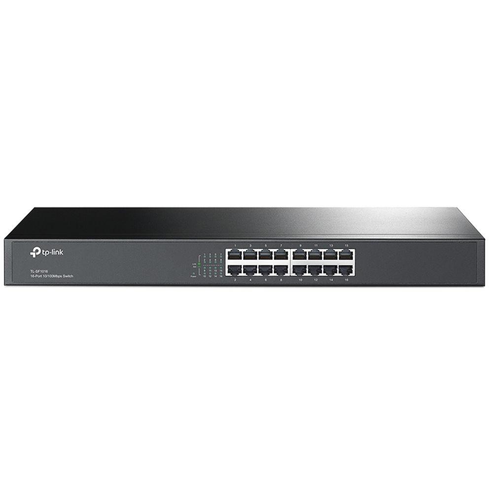 TP-Link 16-Port 10 100 Mb s Rackmount Switch
