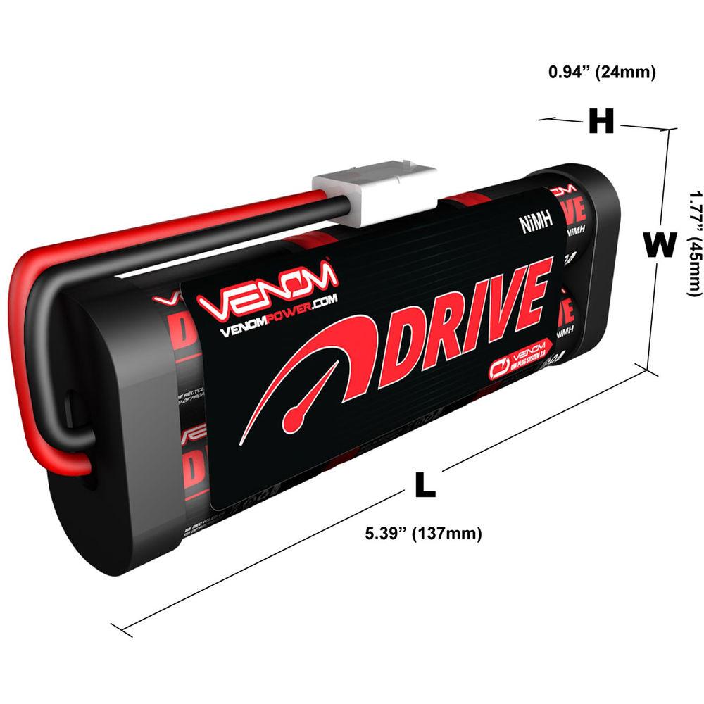 Venom Group Venom 7.2V 3000mAh 6 Cell NiMH Battery For Roto Start And Starter Boxes