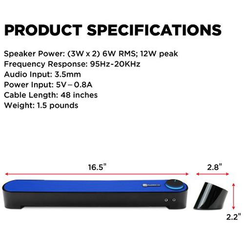 Accessory Power SonaVERSE UBR USB Powered Multimedia Speaker