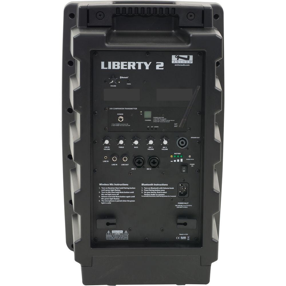 Anchor Audio LIB2-X Liberty 2 Portable PA System with Bluetooth & AIR Transmitter