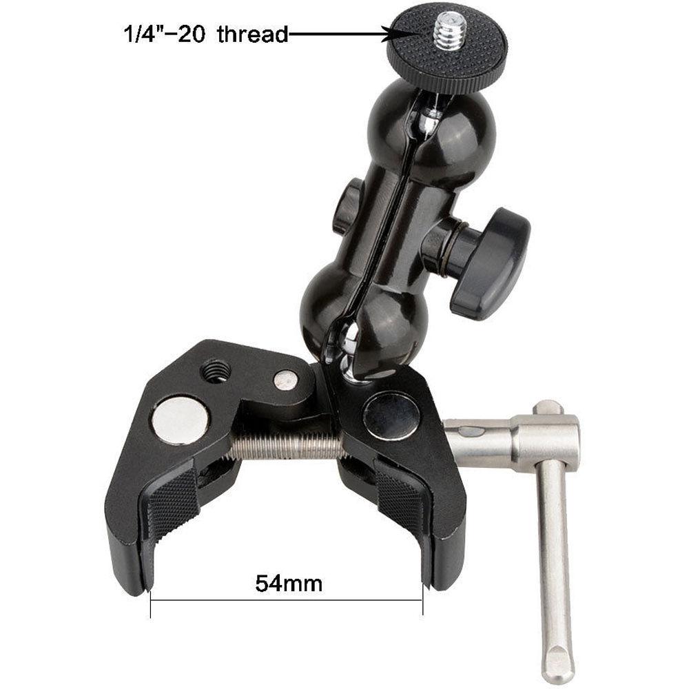 CAMVATE Ball Head Crab Clamp