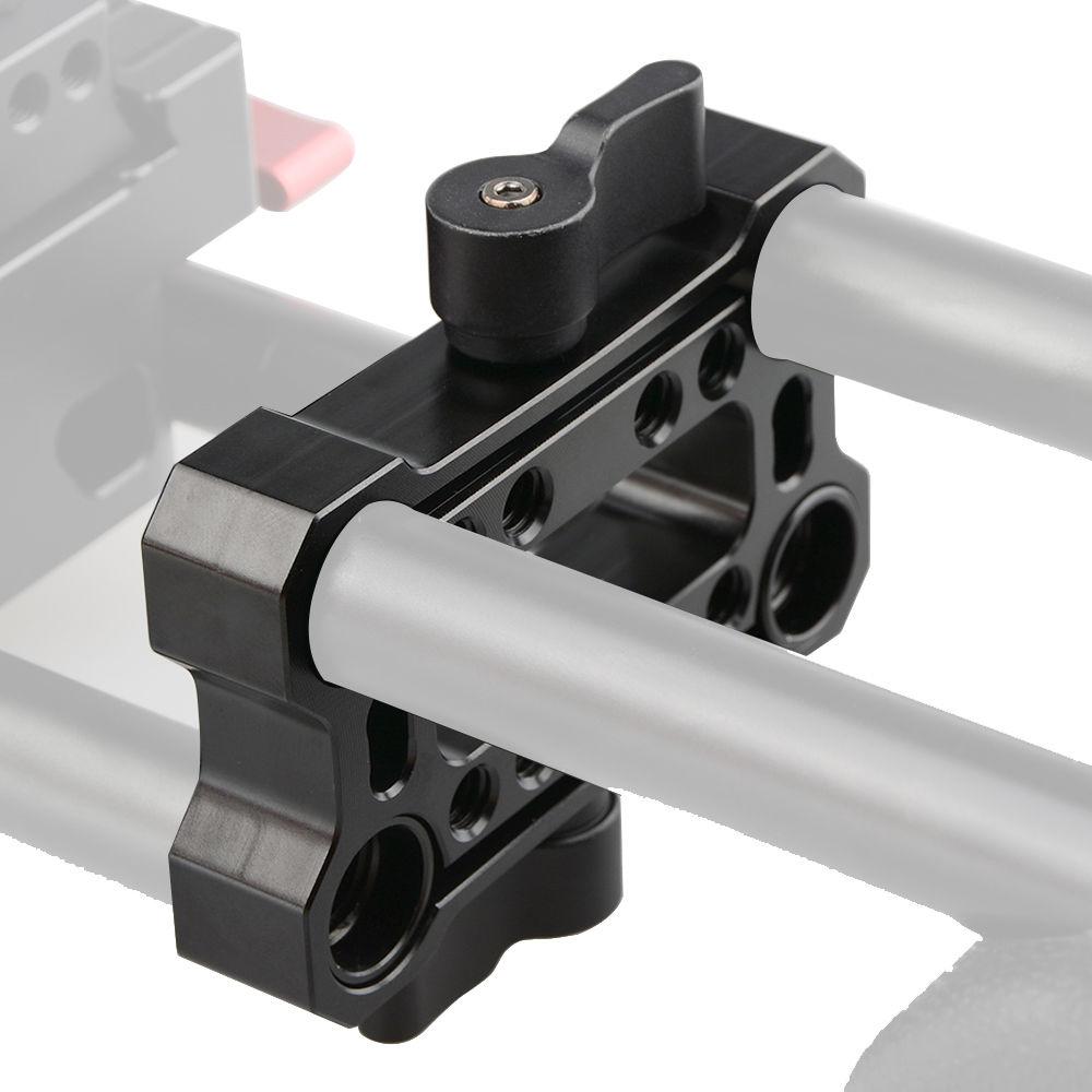 CAMVATE Height Riser Offset Railblock 15mm Rod Clamp