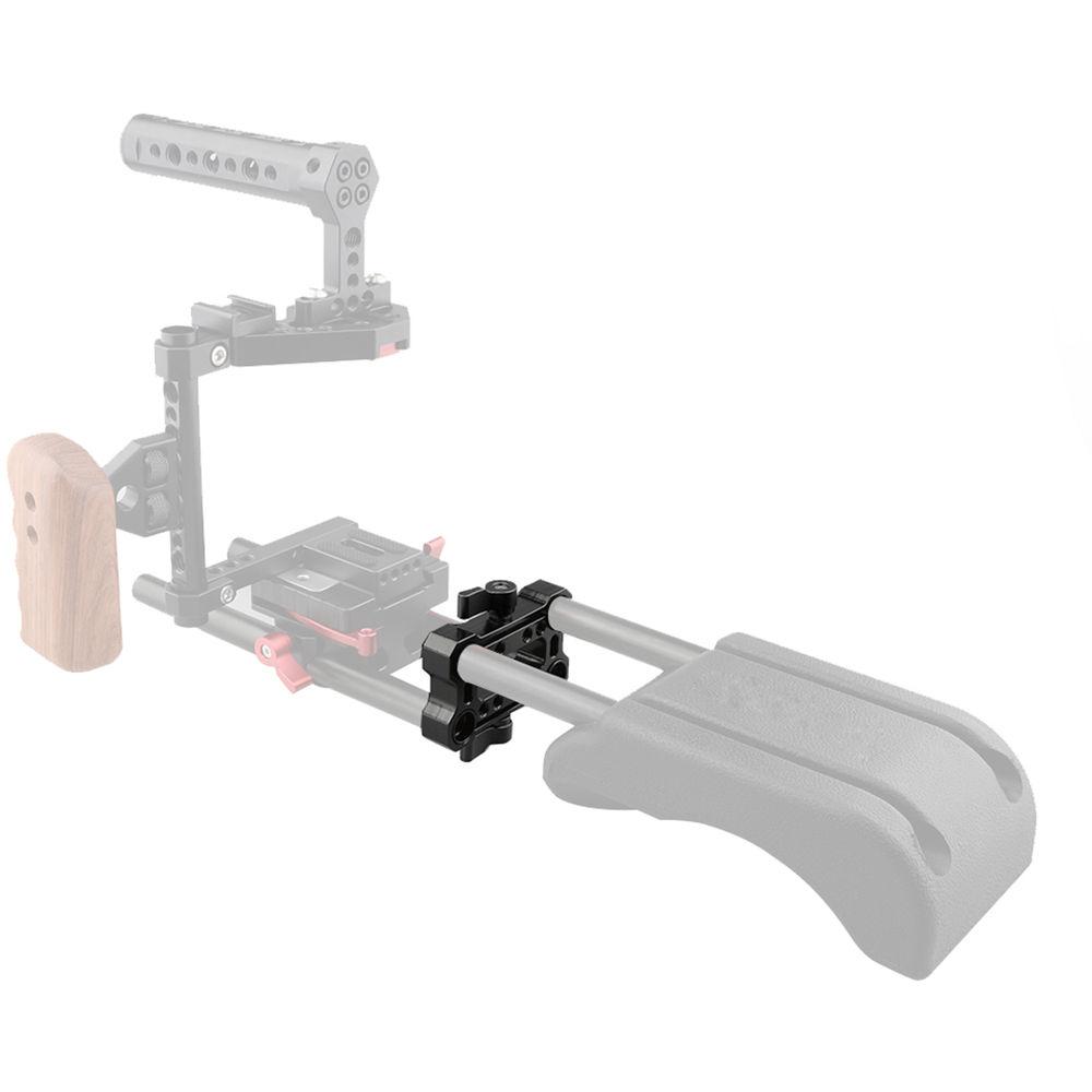 CAMVATE Height Riser Offset Railblock 15mm Rod Clamp