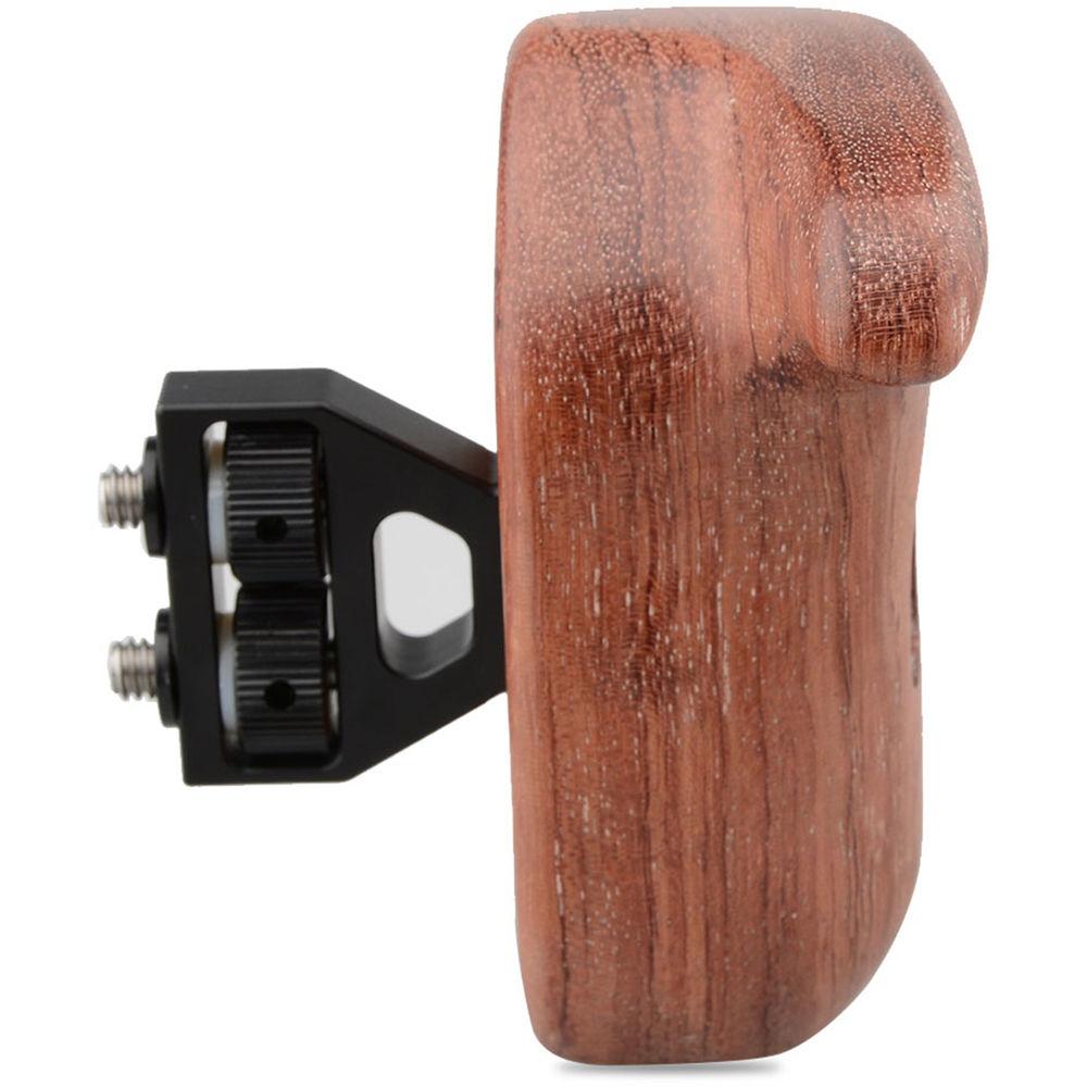 CAMVATE Right Hand Wood Handle Grip for Select DV and DSLR Camera Cages