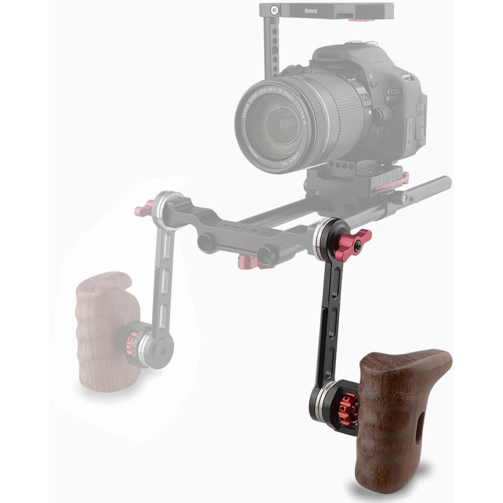 CAMVATE Wooden Handgrip with Rosette Extension Arm