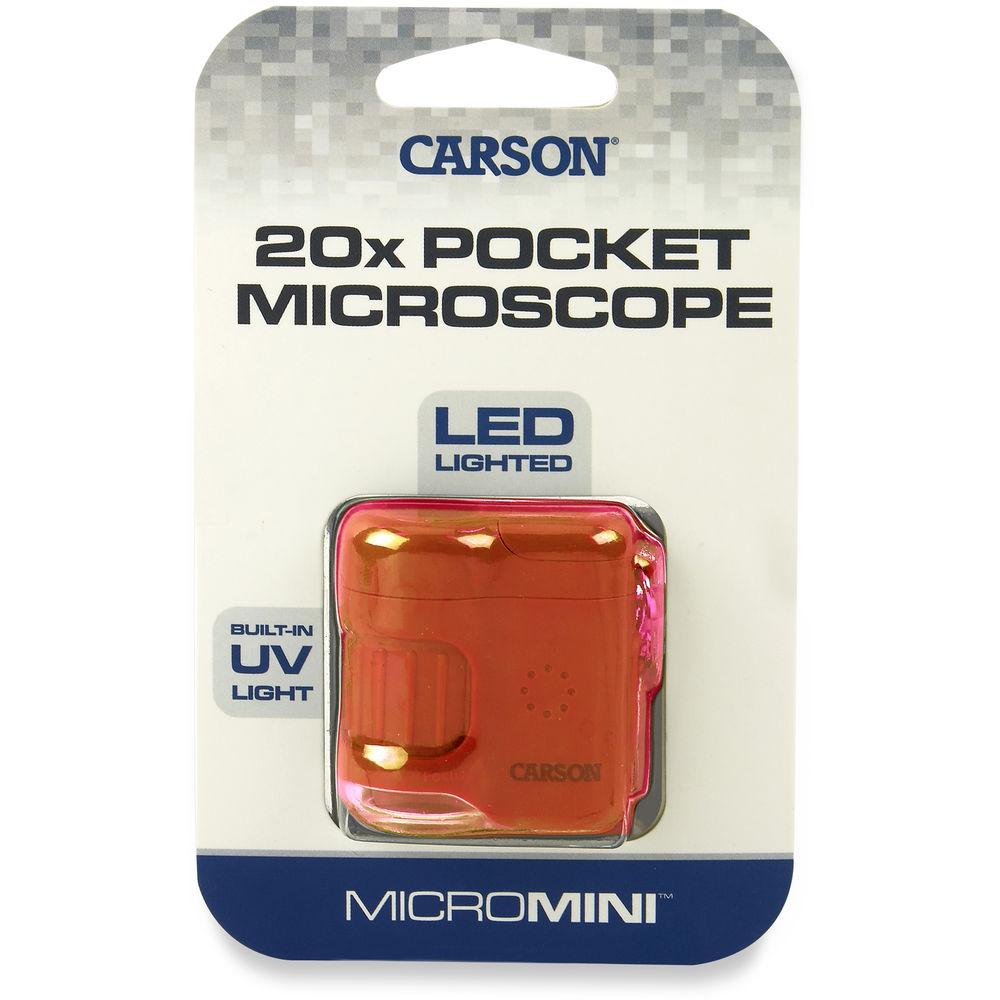 Carson MicroMini 20x Pocket Microscope