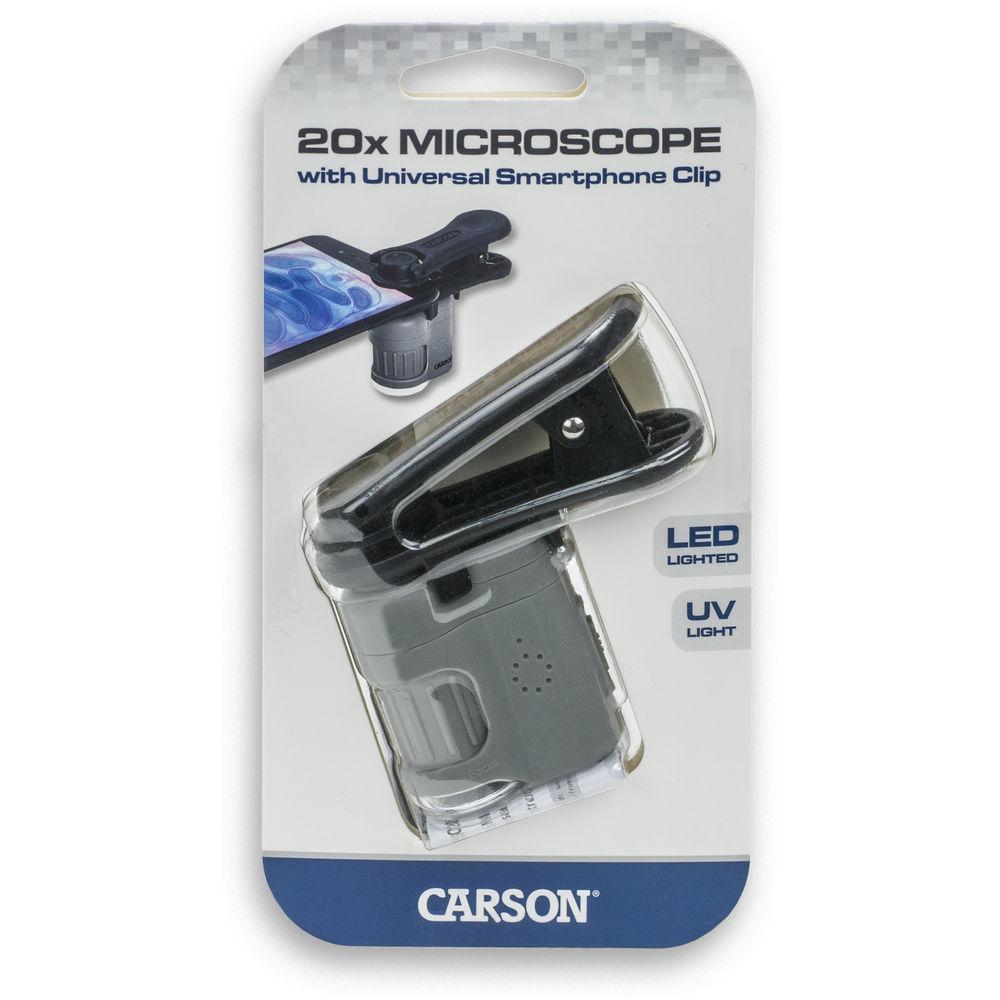 Carson MicroMini Pocket Microscope with Smartphone Adapter Clip, Carson, MicroMini, Pocket, Microscope, with, Smartphone, Adapter, Clip