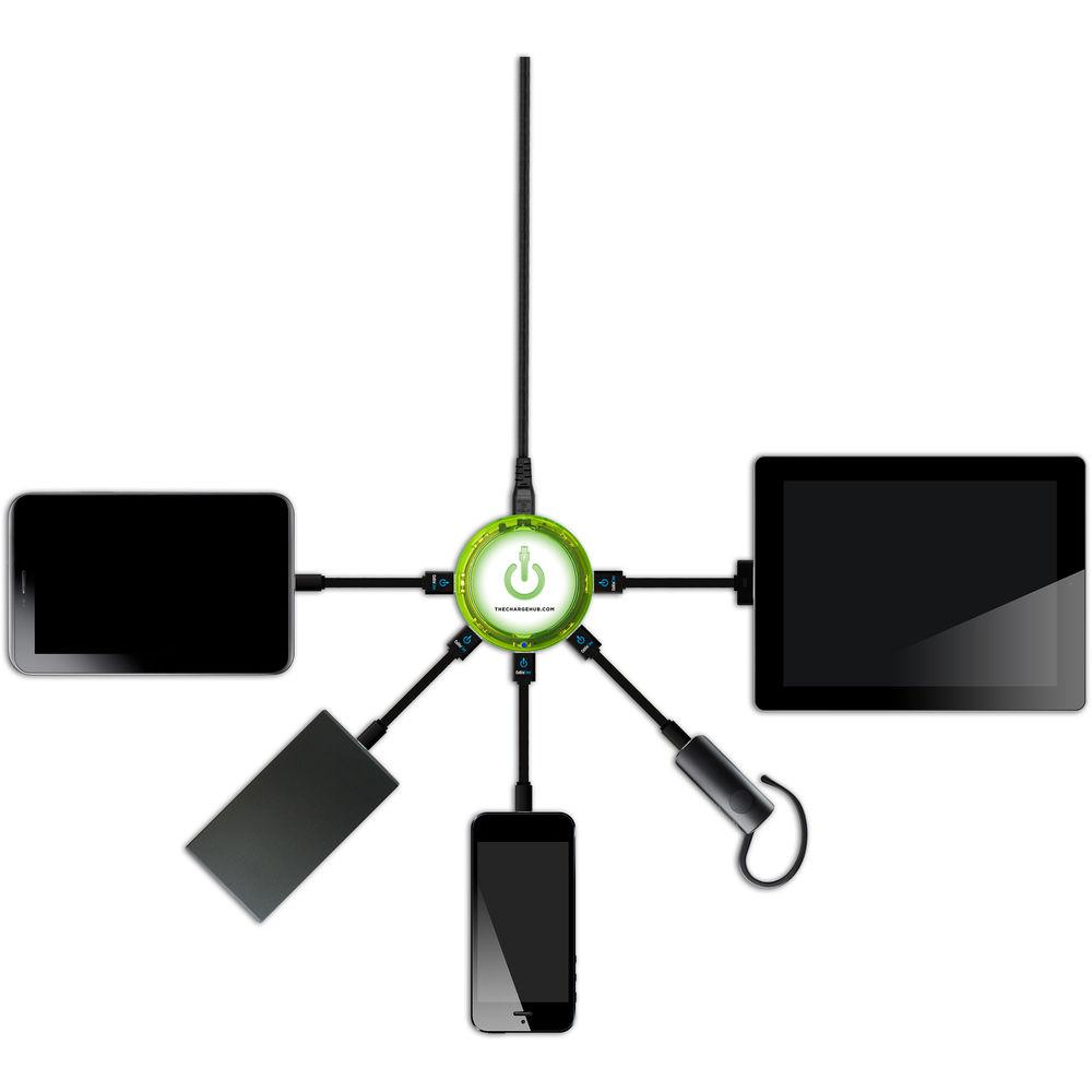 ChargeHub X5 5-Port Round USB Charging Station