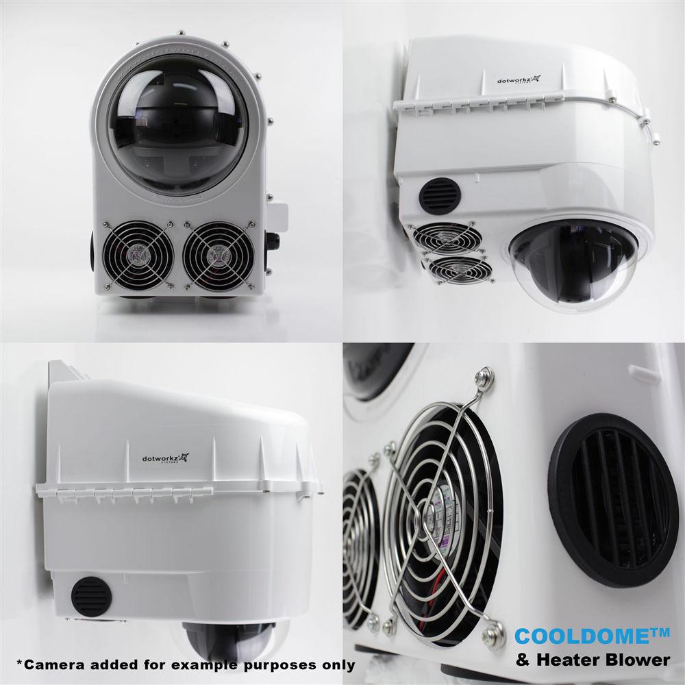 Dotworkz D3 COOLDOME Active Cooling Outdoor Enclosure with Tinted Lens