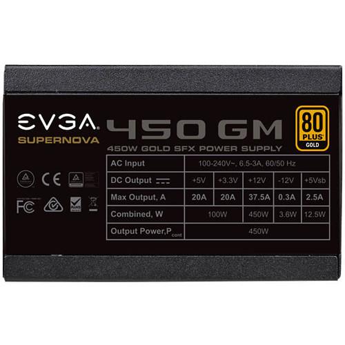 EVGA SuperNOVA 450 GM 450W 80 Plus Gold Modular SFX Power Supply