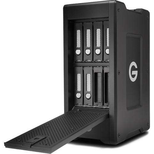 G-Technology G-SPEED Shuttle XL 48TB 8-Bay Thunderbolt 3 RAID Array with Two ev Bay Adapters