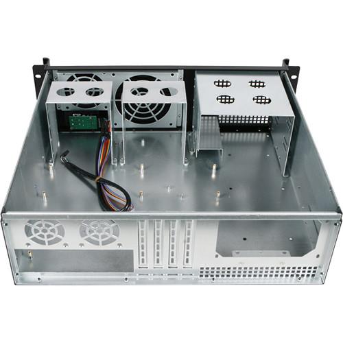 iStarUSA 3 RU Compact Hotswap 8 x 2.5" HDD microATX-Compatible Rackmount Chassis