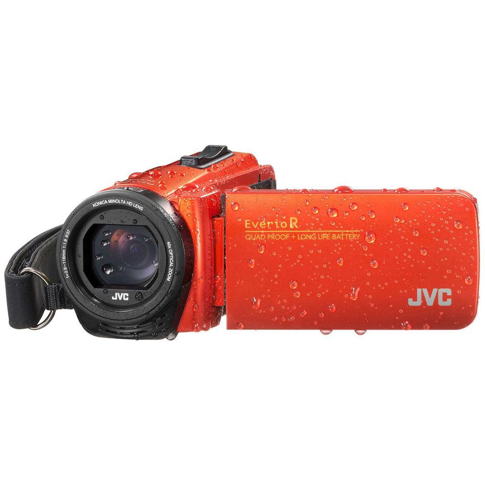 JVC Everio GZ-R460BUS Quad Proof HD Camcorder with 40x Optical Zoom