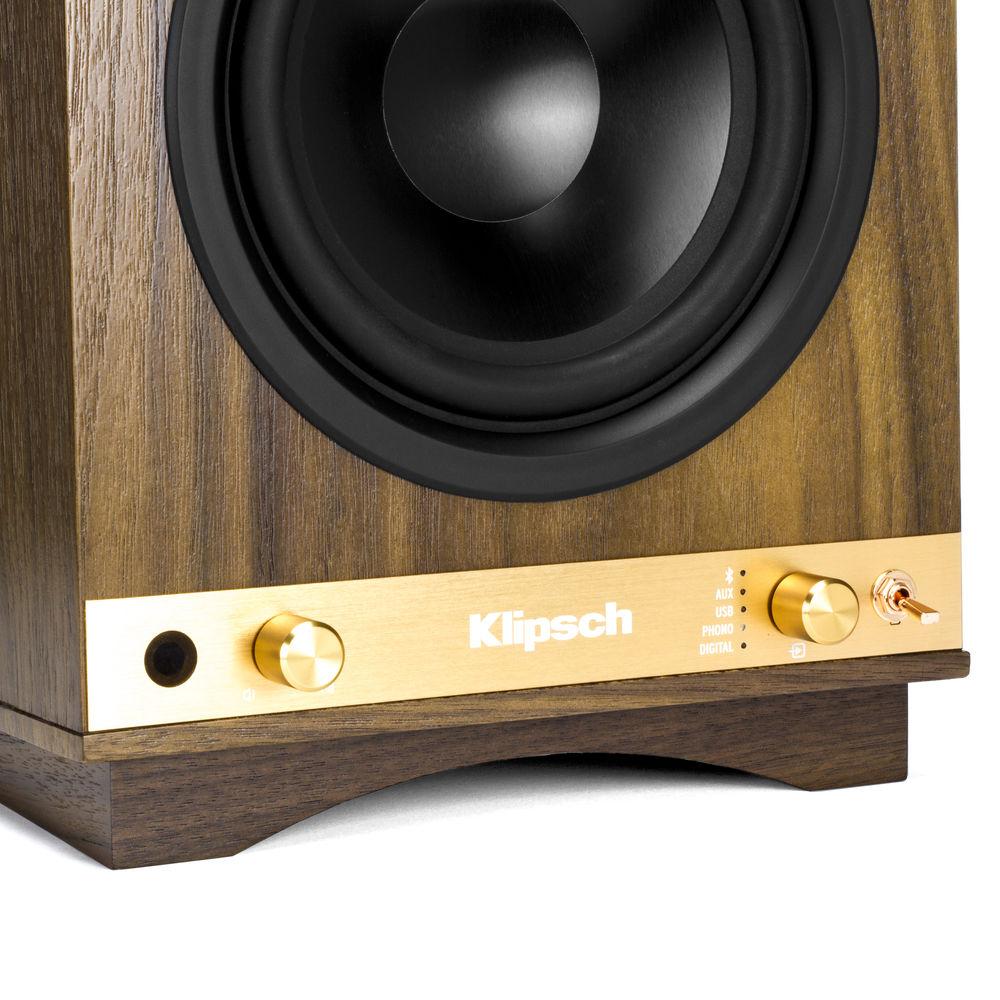 Klipsch The Sixes 2-Way Powered Bookshelf Loudspeakers