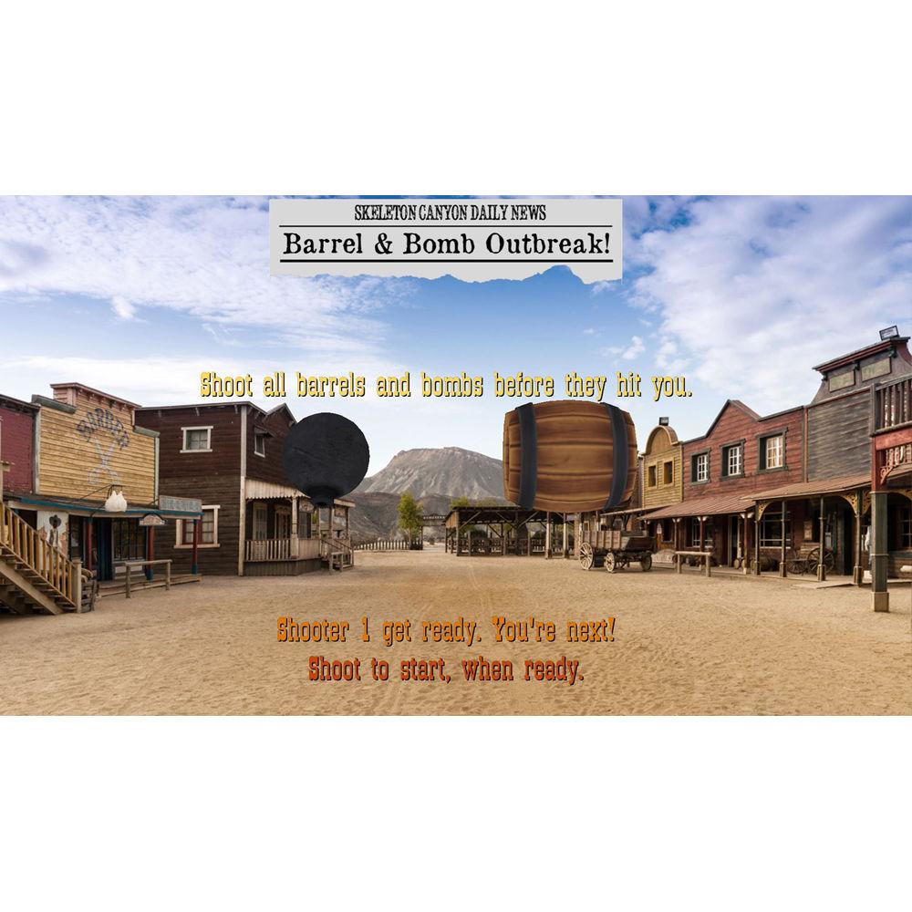 Laser Ammo Game Range Alpha 5-Game Add-On for Smokeless Range Simulator