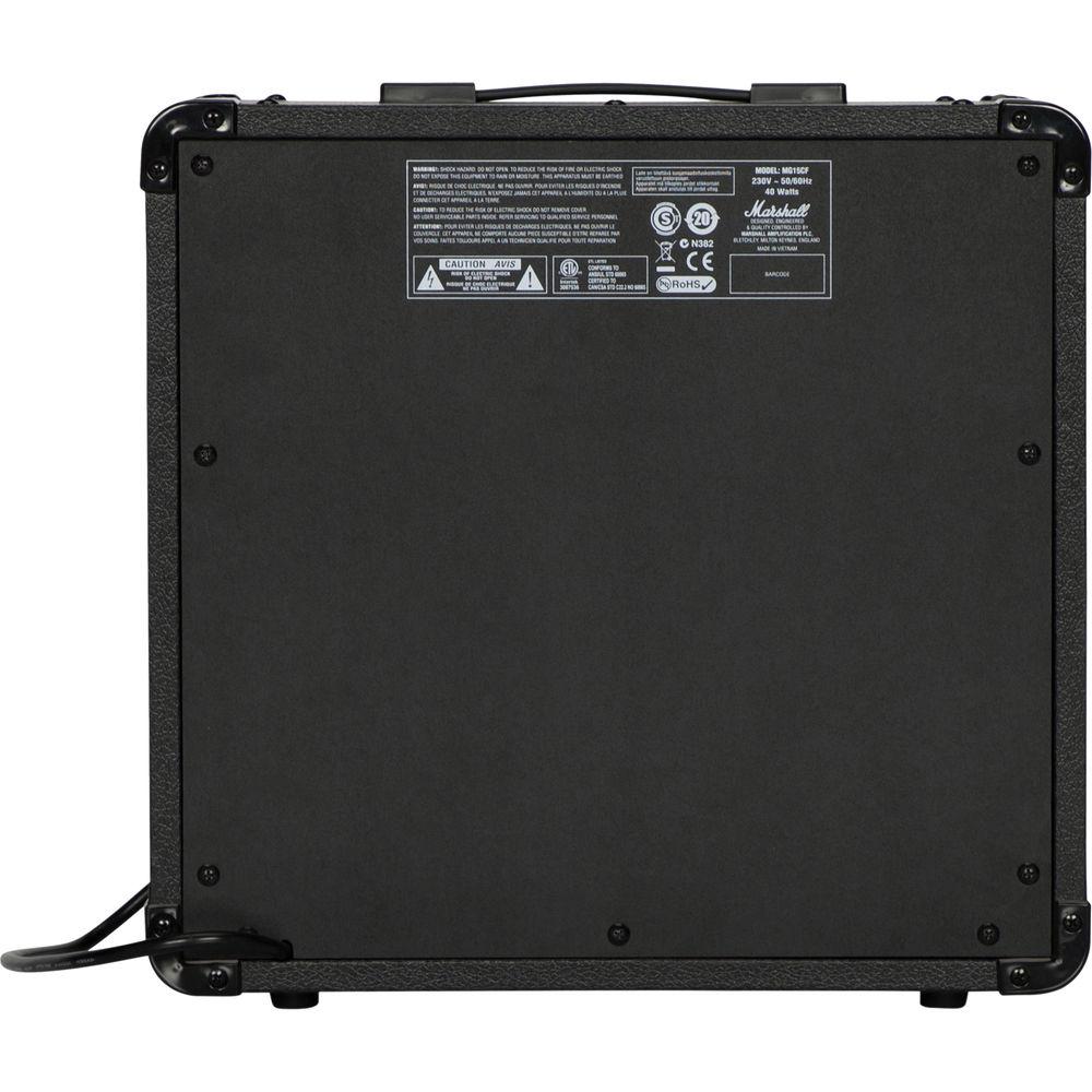 Marshall Amplification MG15G 4-Channel Solid-State Combo Amplifier with MP3 Input