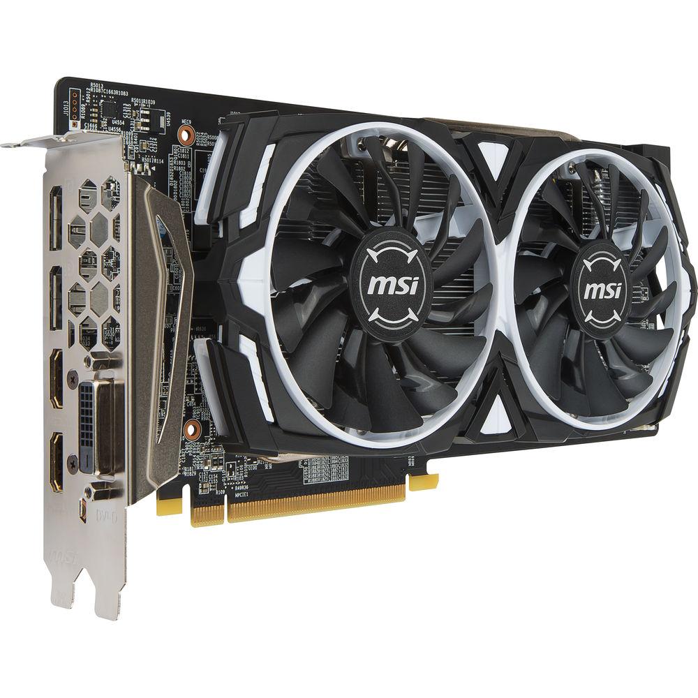 MSI Radeon RX 580 ARMOR 8G OC Graphics Card
