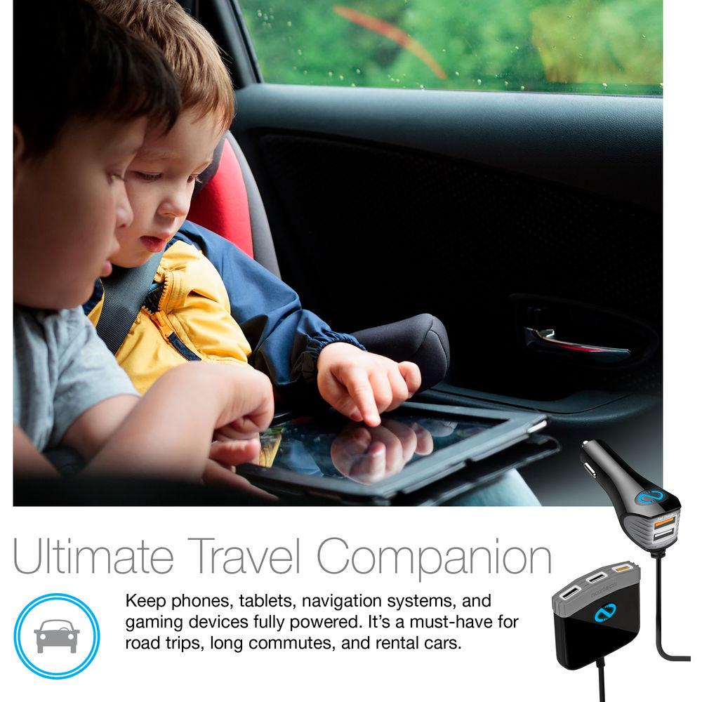 Naztech Adaptive Fast Charge Roadstar 5-Port USB Type-A Car Charger