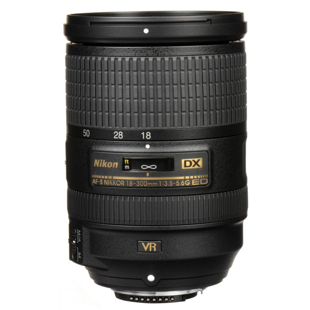 Nikon AF-S DX NIKKOR 18-300mm f 3.5-5.6G ED VR Lens - Refurbished