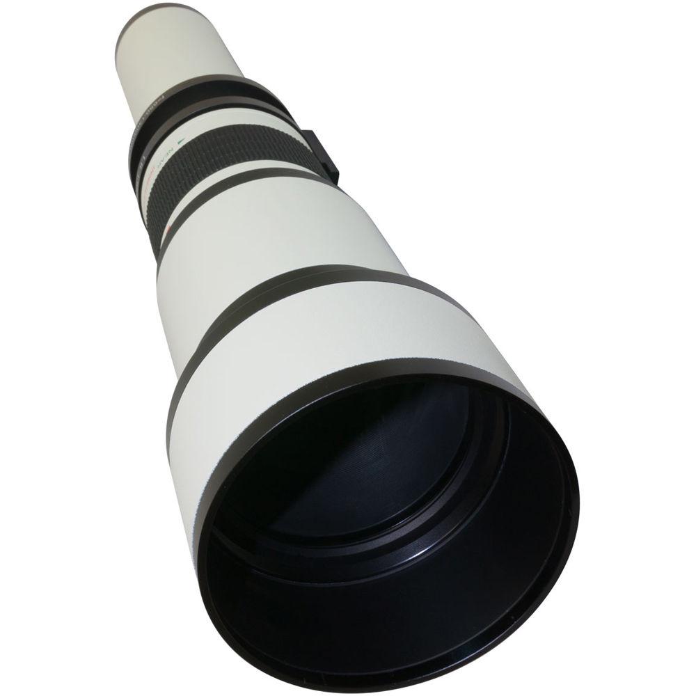 Opteka 650-1300mm f 8-16 Preset Telephoto Zoom Lens for T Mount