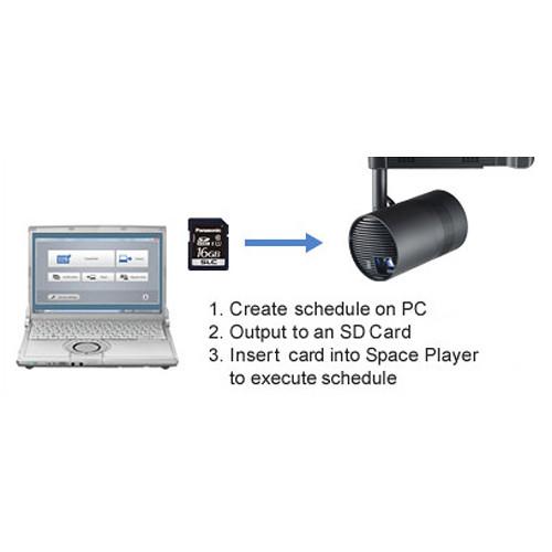 Panasonic PT-JX200F XGA 2000-Lumen Space Player DLP Direct-Mount Projector