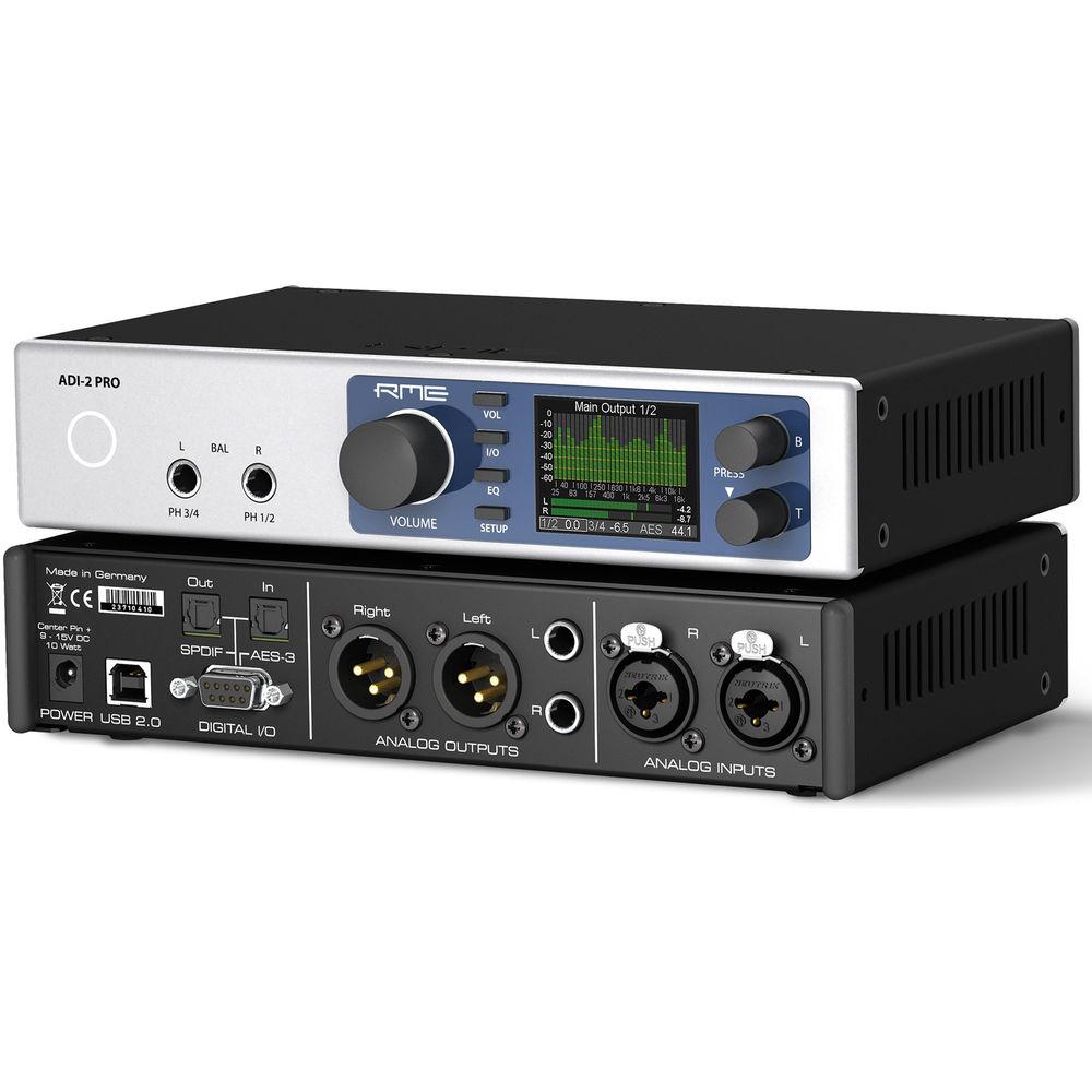RME ADI-2 Pro FS Reference AD DA Converter with Extreme Power Headphone Amplifiers