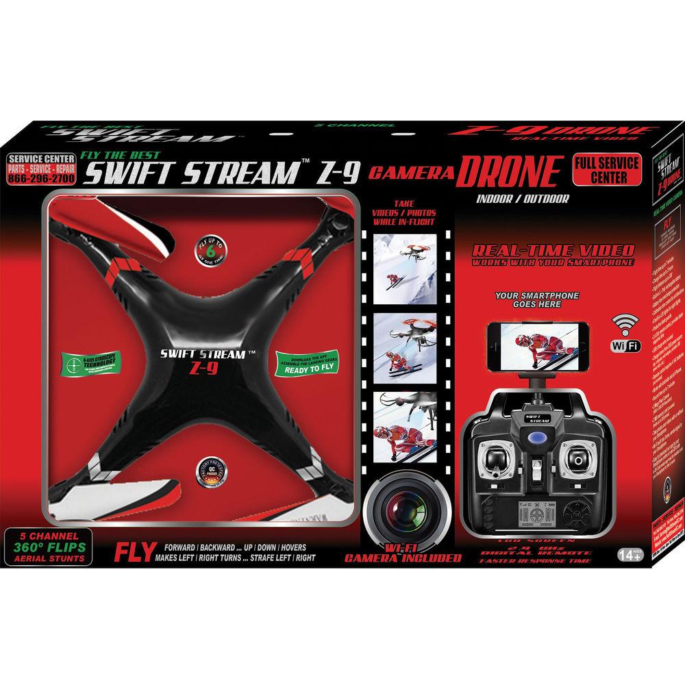 Fly The Best Swift Stream Z-9 Wi-Fi Camera Drone Indoor/Outdoor Smart Phone App 