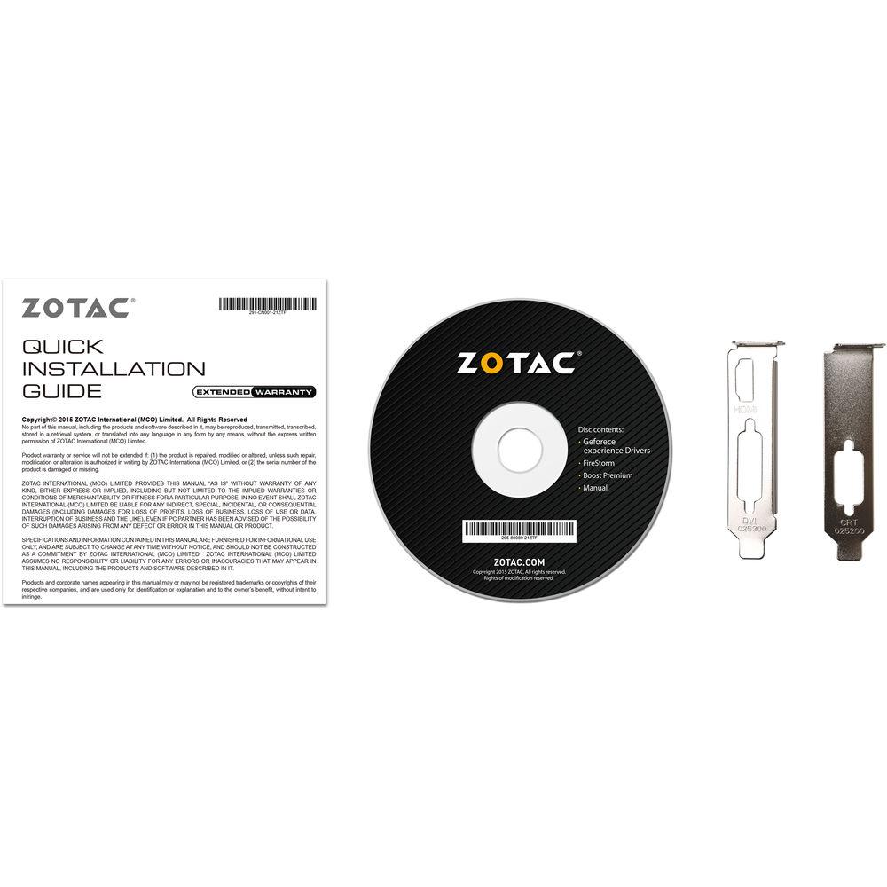 ZOTAC GeForce GT 710 ZONE Edition Graphics Card