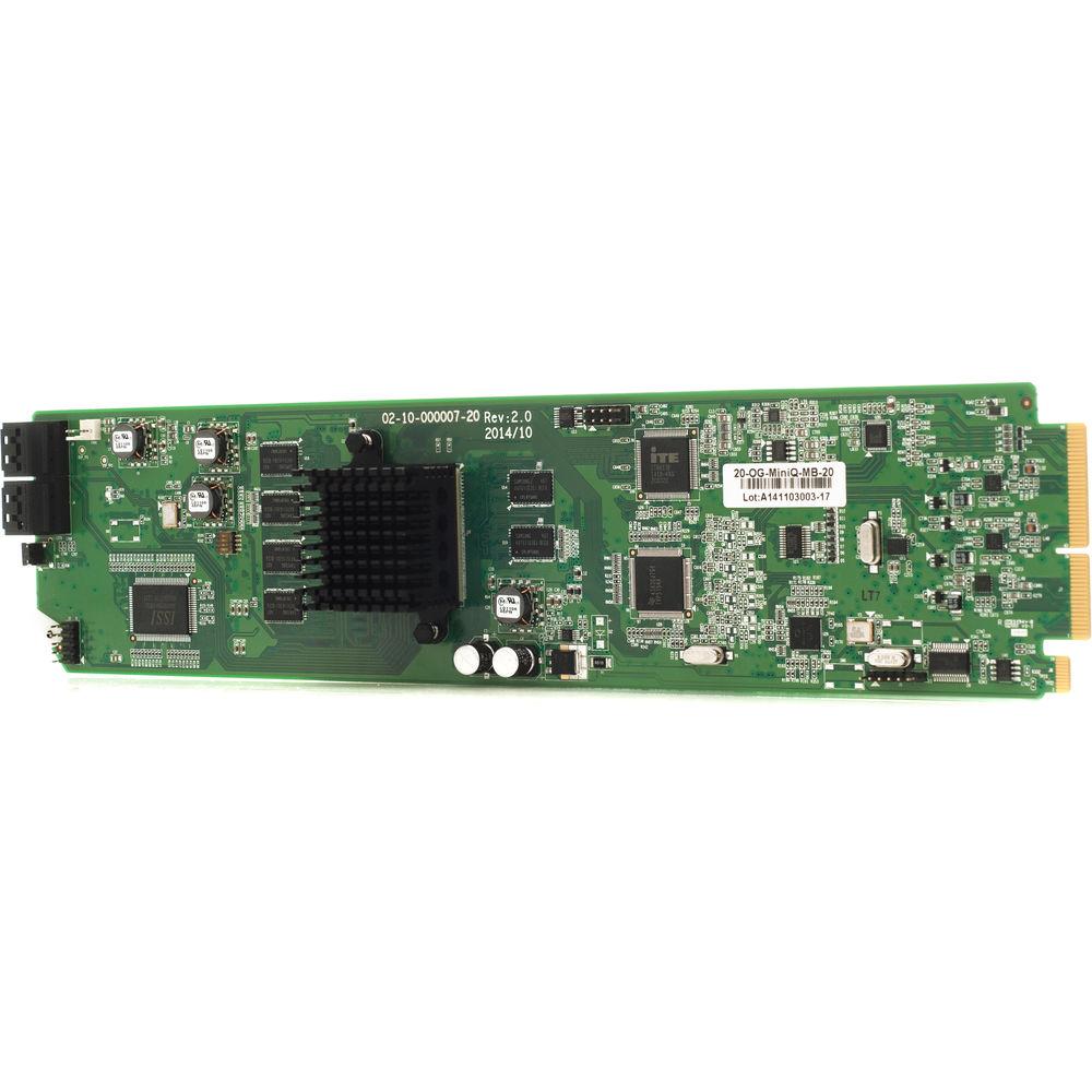 Apantac Cascadable Video Quad Splitter Card and RML Rear Module Set for openGear 3.0 Frame