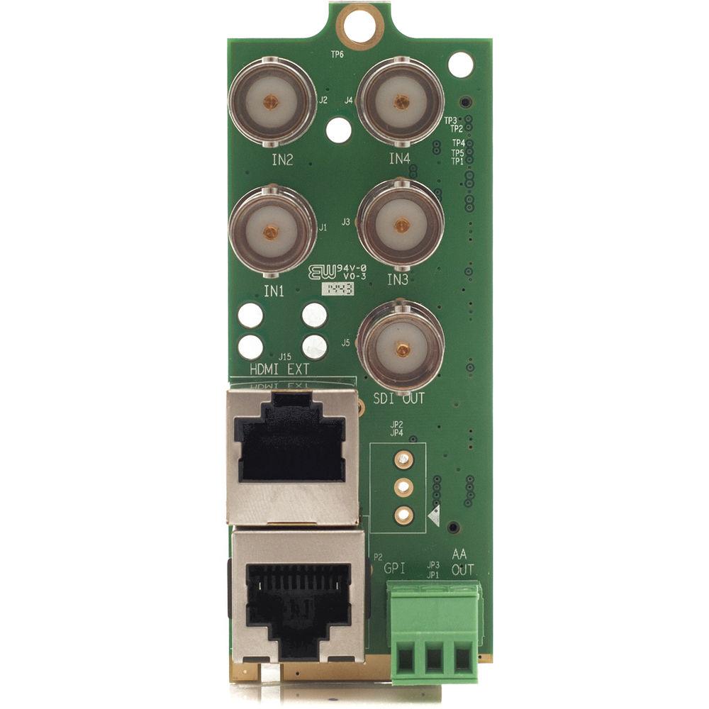 Apantac Cascadable Video Quad Splitter Card and RML Rear Module Set for openGear 3.0 Frame