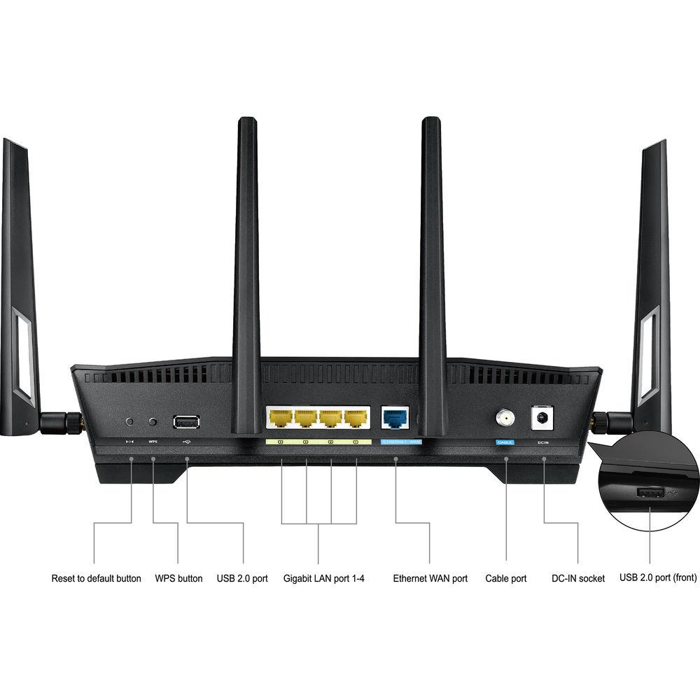 ASUS CM-32 AC2600 Wireless Cable Modem Router