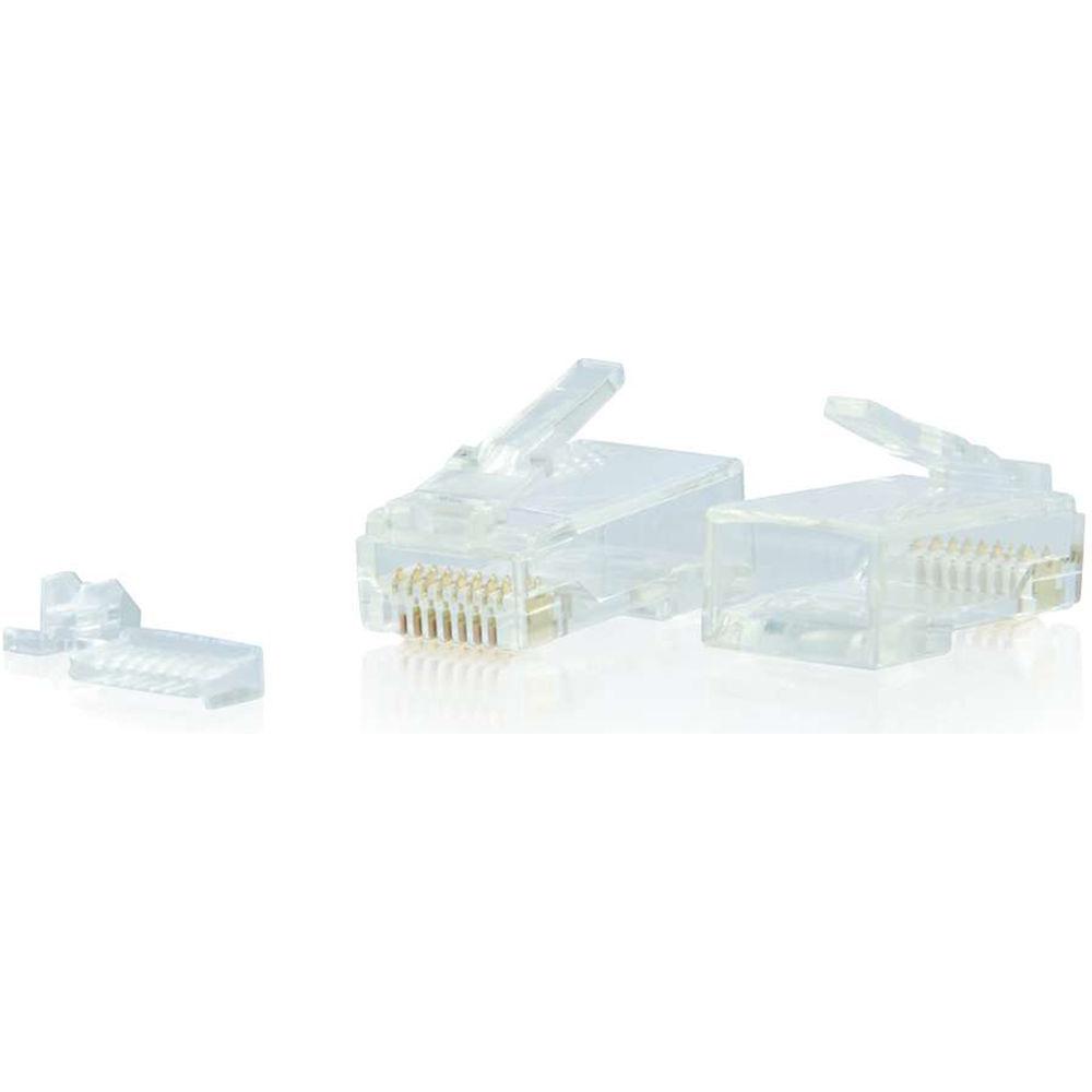 C2G RJ45 Cat6 Modular Plug For Round Solid Stranded Cable Multipack