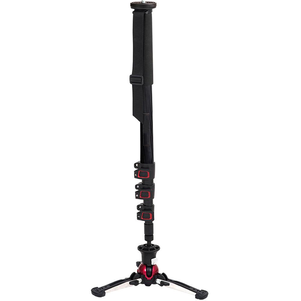 CAME-TV TP705BS Carbon Fiber Monopod with Pivoting and Lockable Foot Stand 705BS