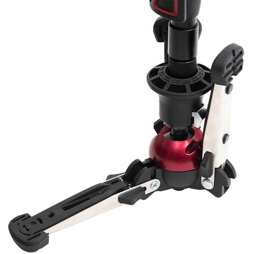 CAME-TV TP705BS Carbon Fiber Monopod with Pivoting and Lockable Foot Stand 705BS