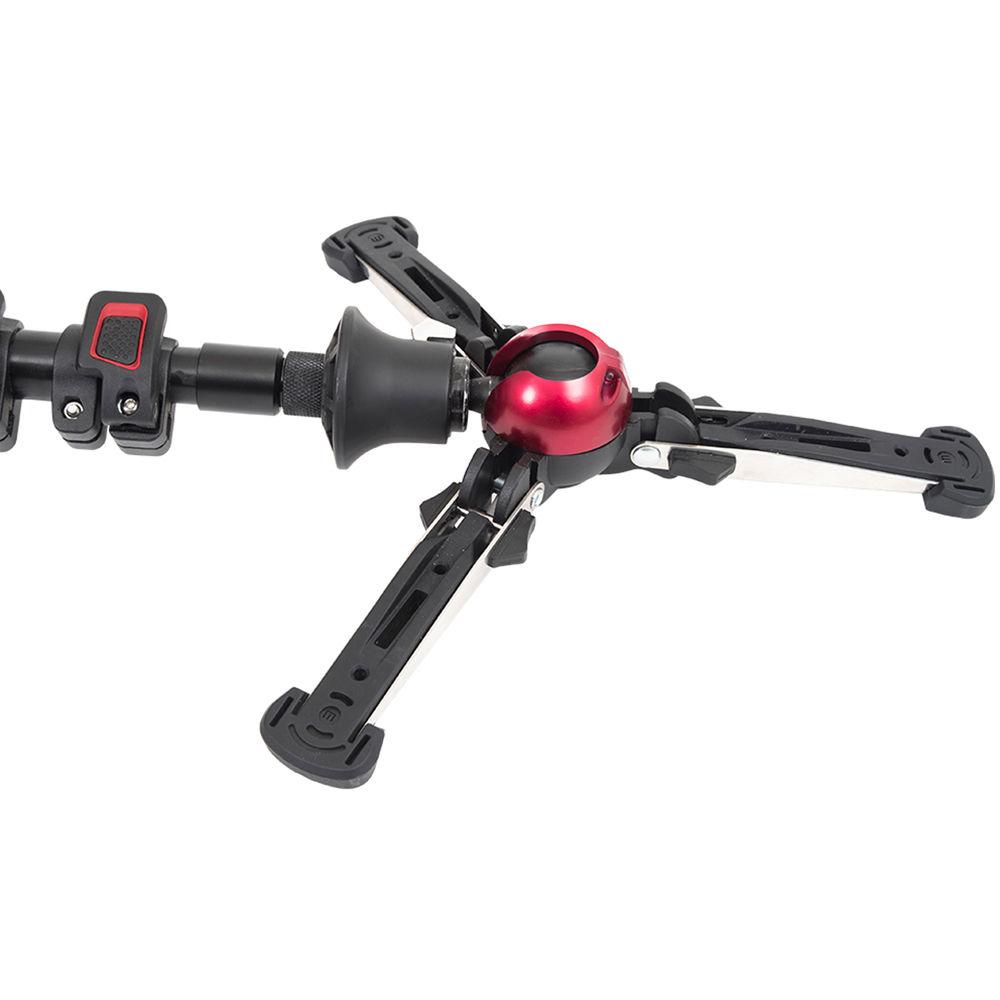 CAME-TV TP705BS Carbon Fiber Monopod with Pivoting and Lockable Foot Stand 705BS