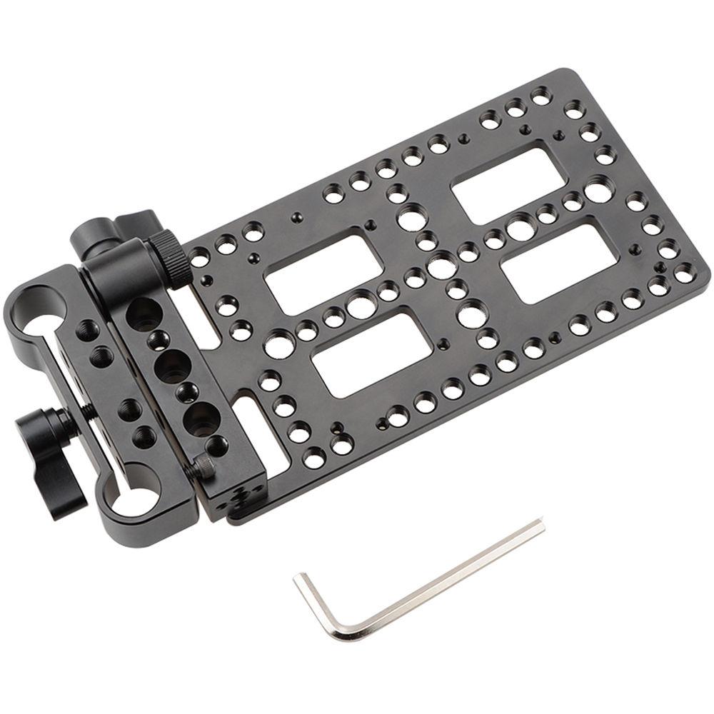 CAMVATE Mounting Cheese Plate with 15mm Rod Block and Clamp